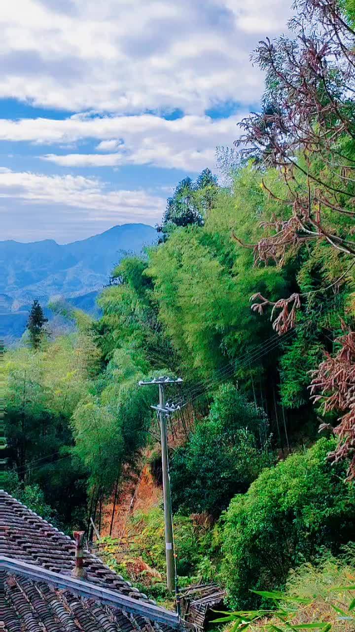 天清山秀 大山深处自然美山清水秀好风光 登上山顶看美景 户外 远离