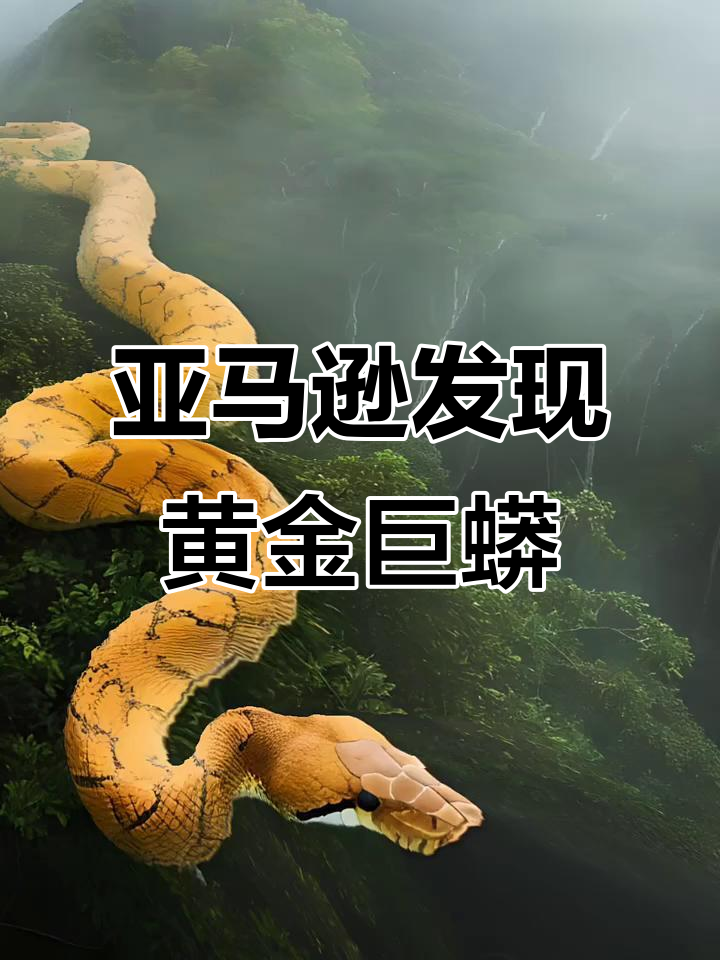 亚马孙丛林惊现黄金巨蟒,雨林中隐藏的神秘宝藏