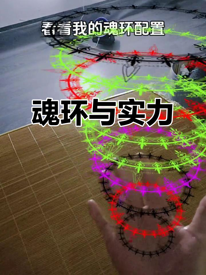 魂环颜色代表实力,从基础到百万年各有独特效果