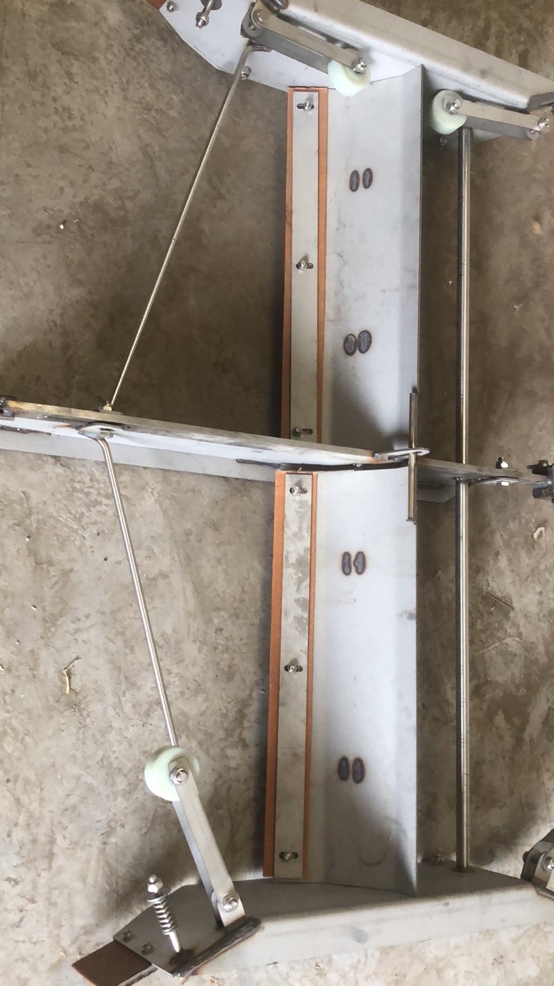 羊场猪场清洁设备 沃源 刮粪机 一拖二不锈钢清粪机