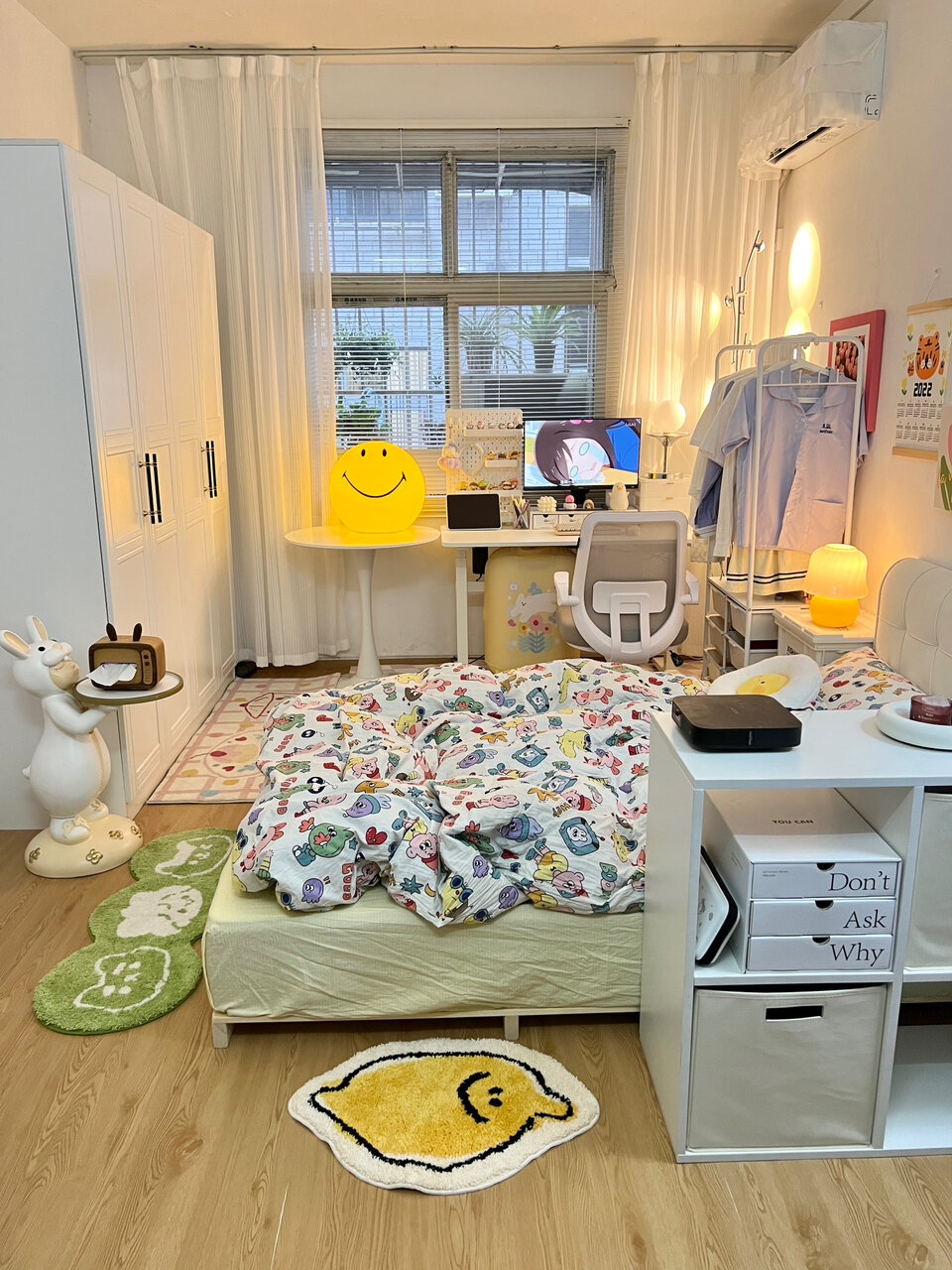 租房改造|一镜到底布置15平米氛围感卧室!