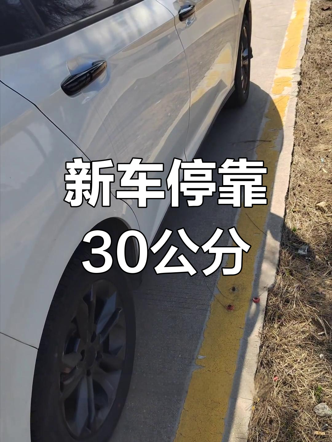 靠边停车30公分技巧,手把手教你精准对点