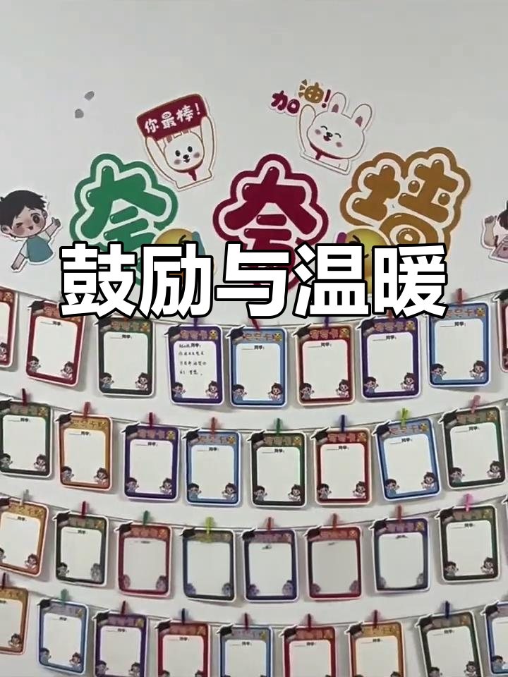 夸赞墙,激励孩子成长,教室布置更温馨