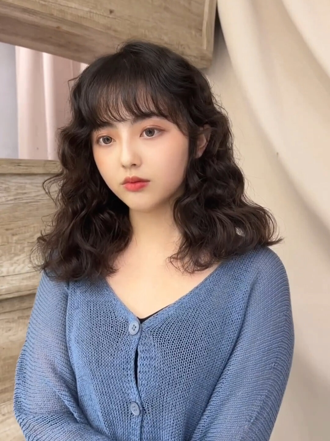 中长发烫发推荐浪漫法式烫懒人必备发型