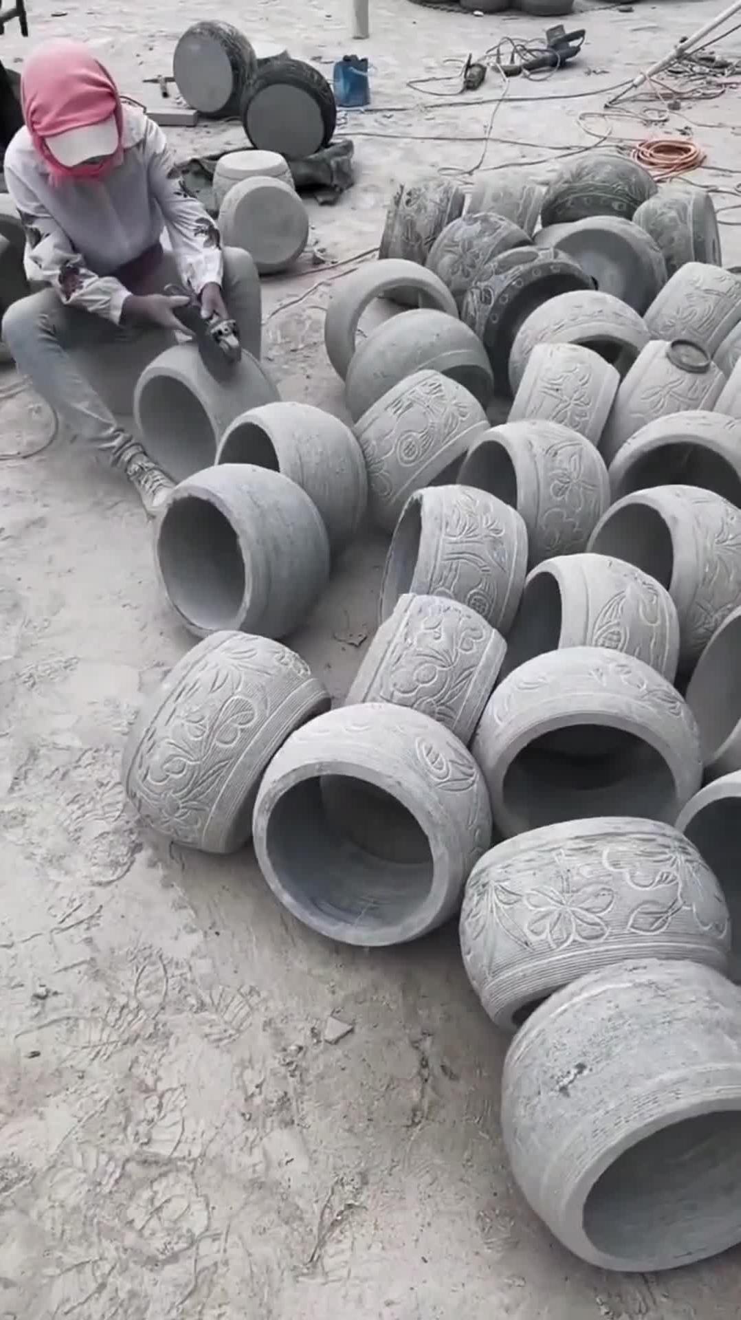 您知道青石石墩子加工吗 花岗岩包柱石 花岗岩石墩子 寺庙景区石墩子