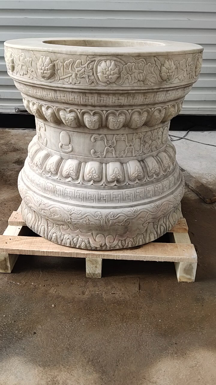 太湖石底座汉白玉须弥座复古怀旧