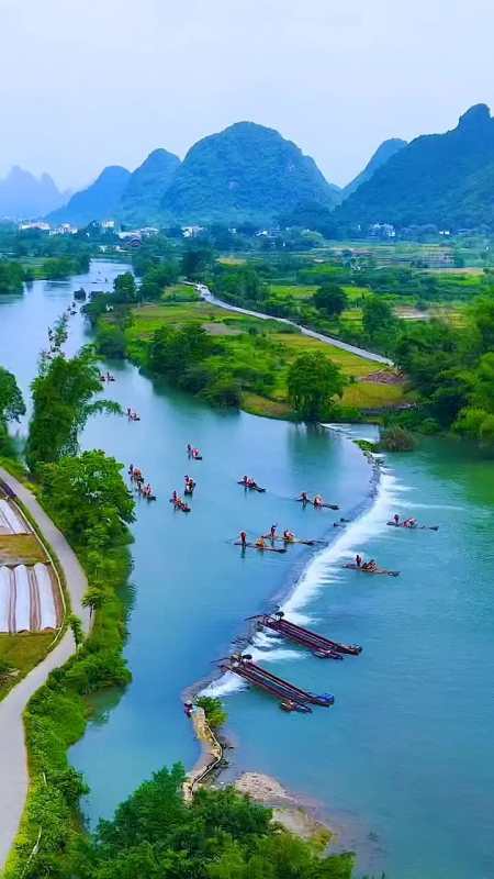 桂林遇龙河风景秀丽 色香色游 旅行推荐官 好山好水好风景 一起享受大