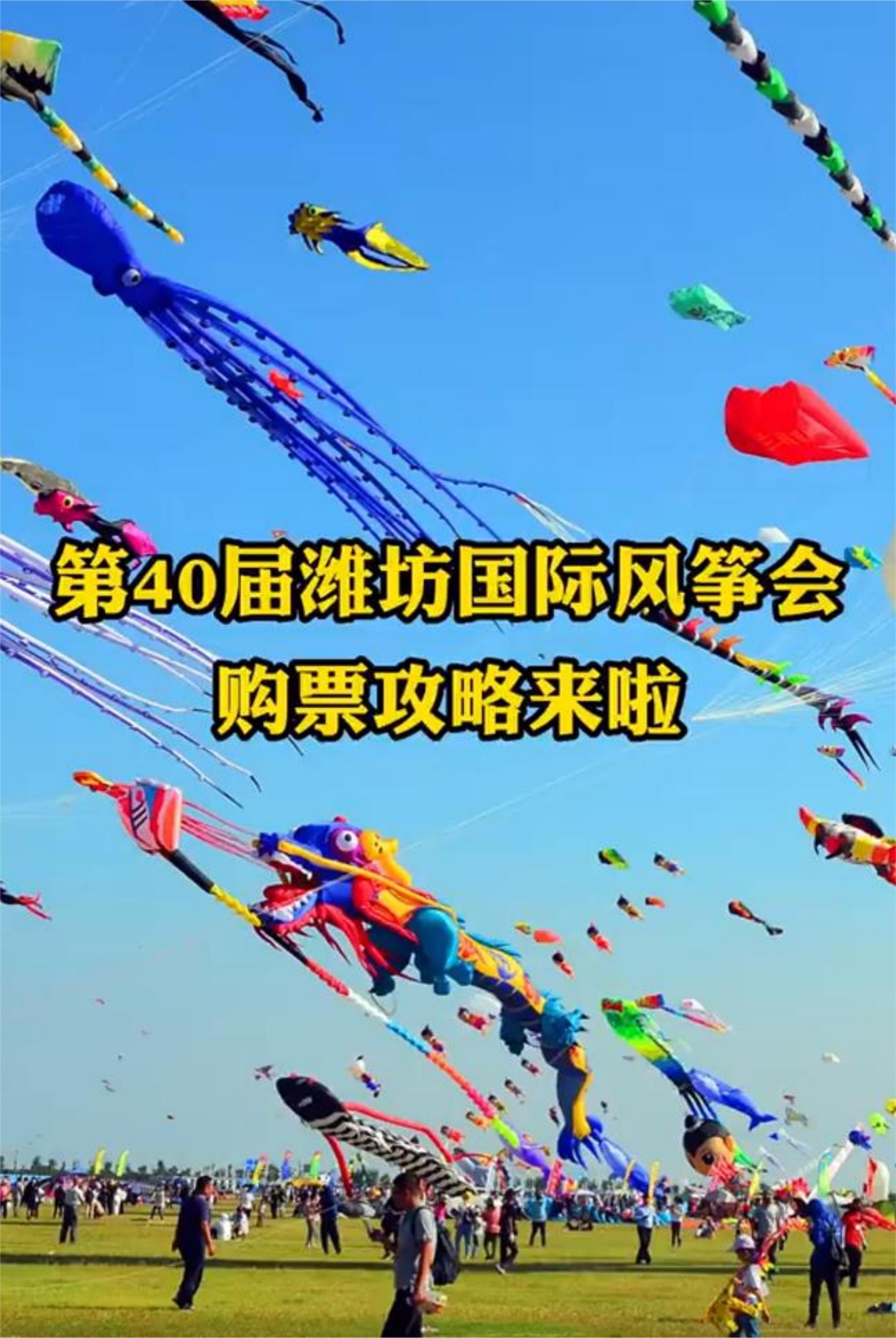 第40届潍坊国际风筝会购票攻略来啦!-度小视