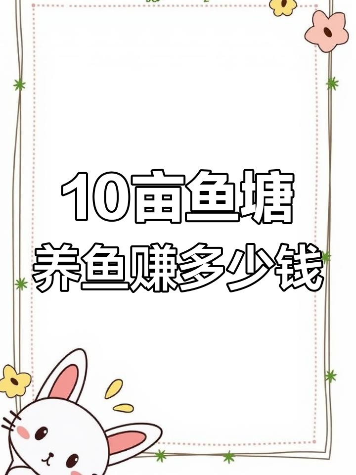 养鱼赚钱吗利润多少(养鱼赚钱吗利润多少合适)