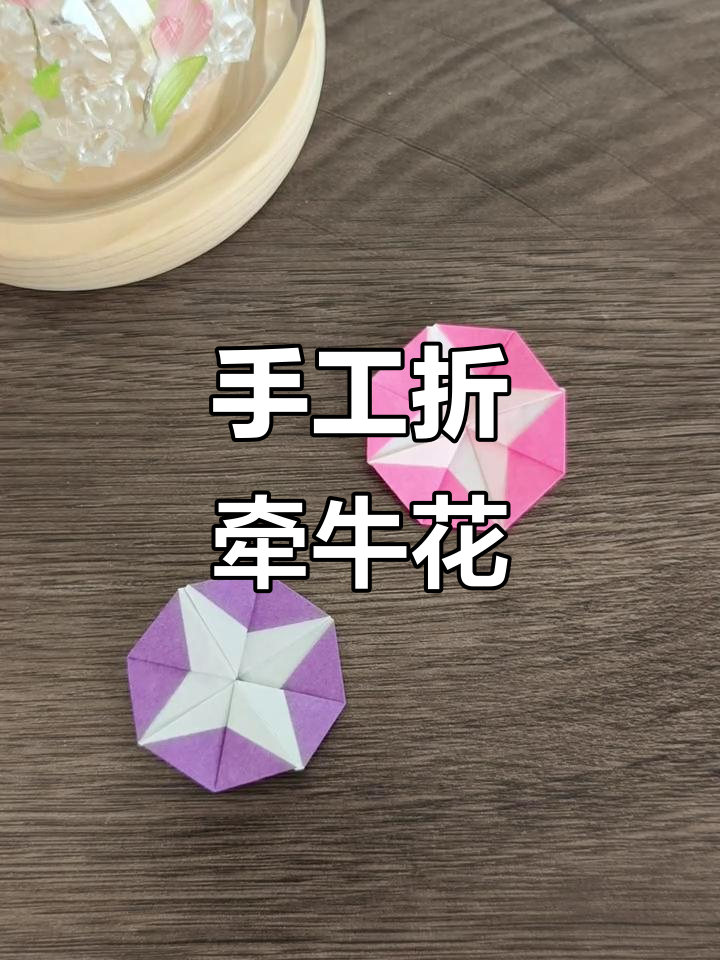 折纸牵牛花,简单步骤教你轻松做出美丽花朵