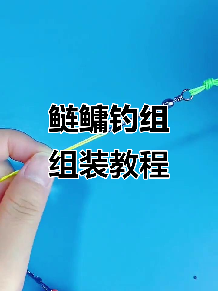 鲢鳙钓组安装全攻略,轻松学会绑法技巧