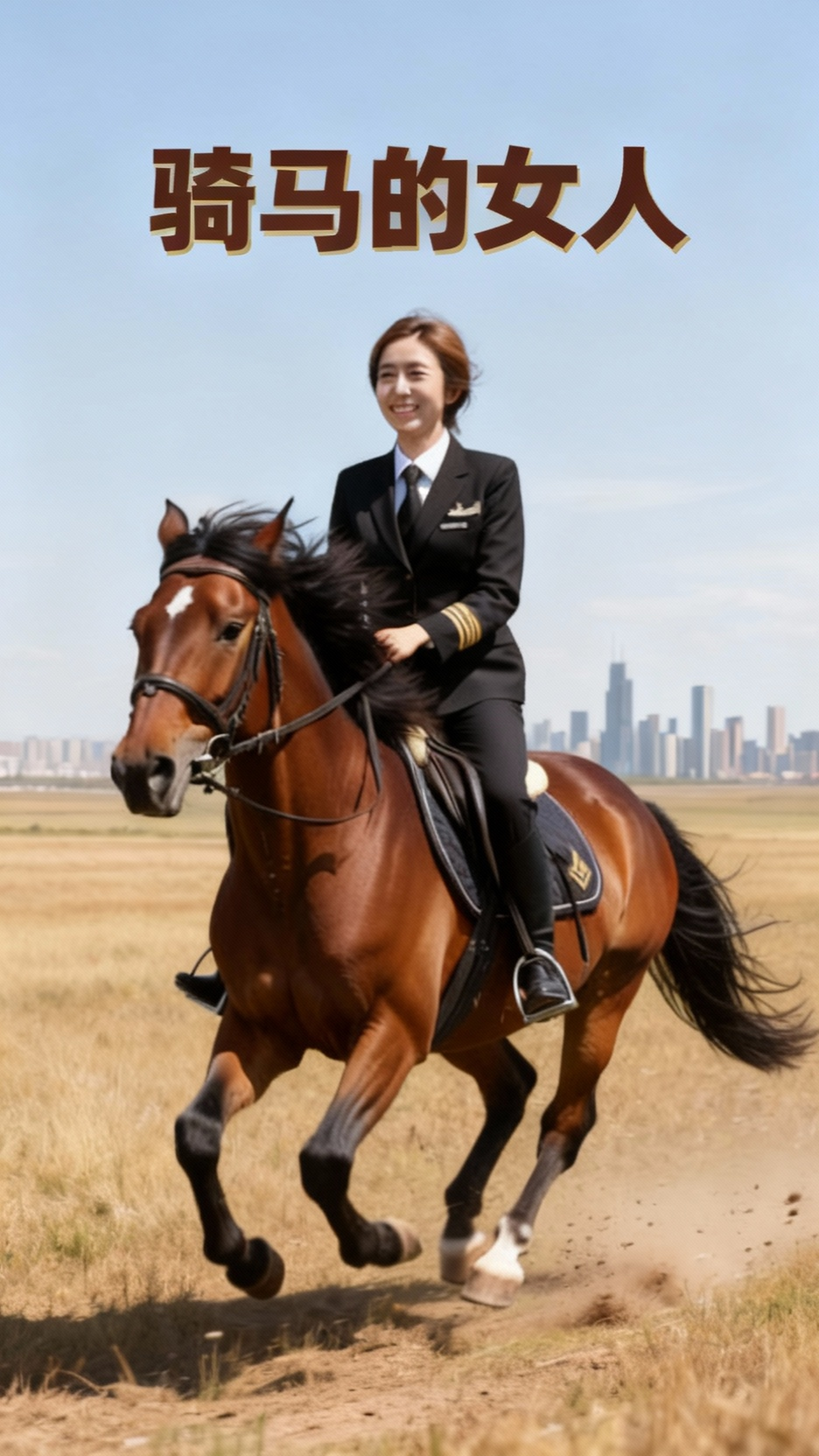 骑马女性的飒爽英姿