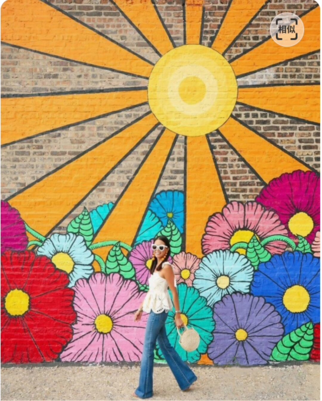 网红打卡墙北京墙绘上门手绘涂鸦壁画墙体彩