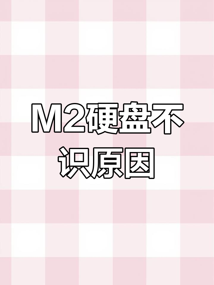 m2硬盘无法识别图片