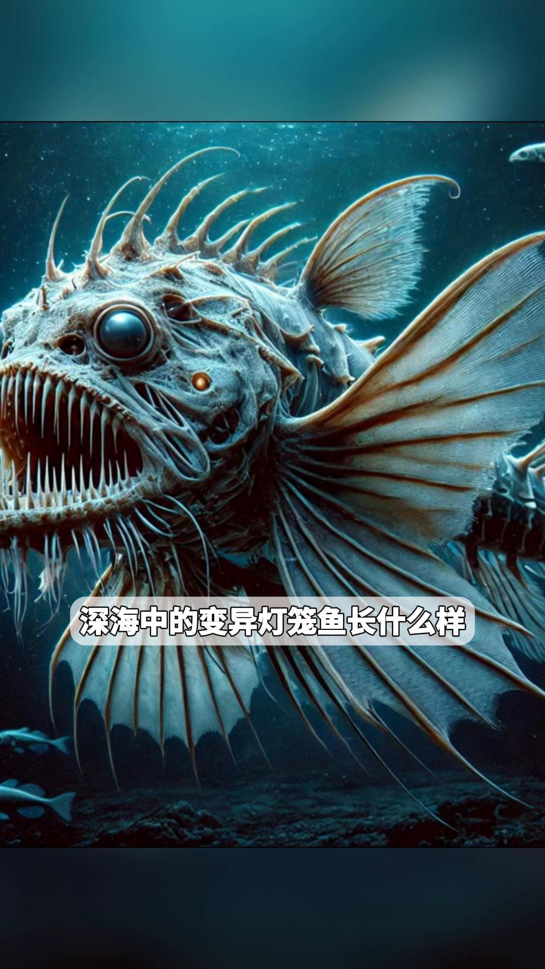 深海中的变异灯笼鱼长什么样?