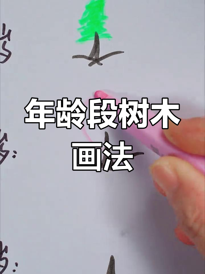 可爱树简笔画图片