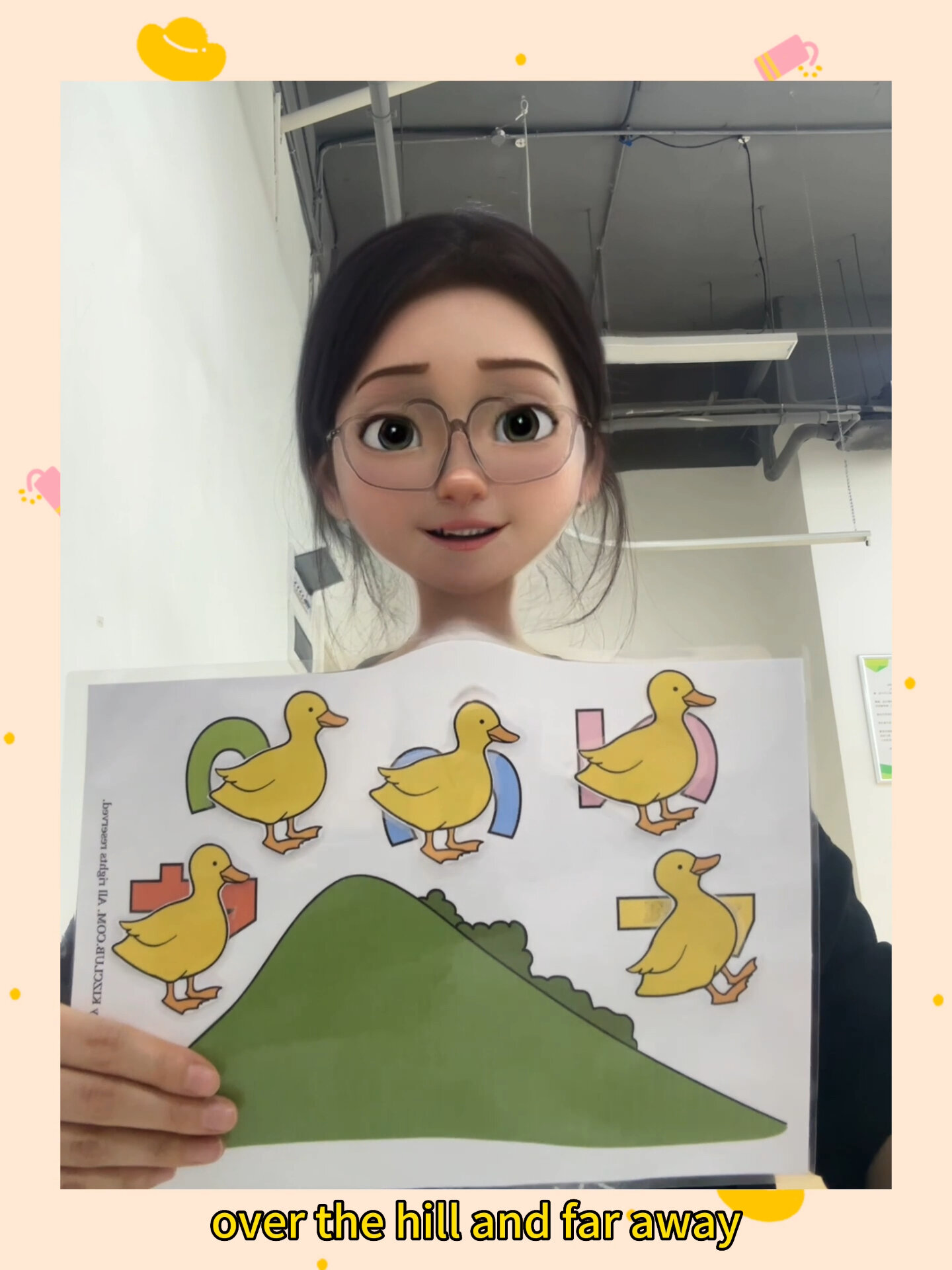幼儿园|英文童谣表演five little ducks