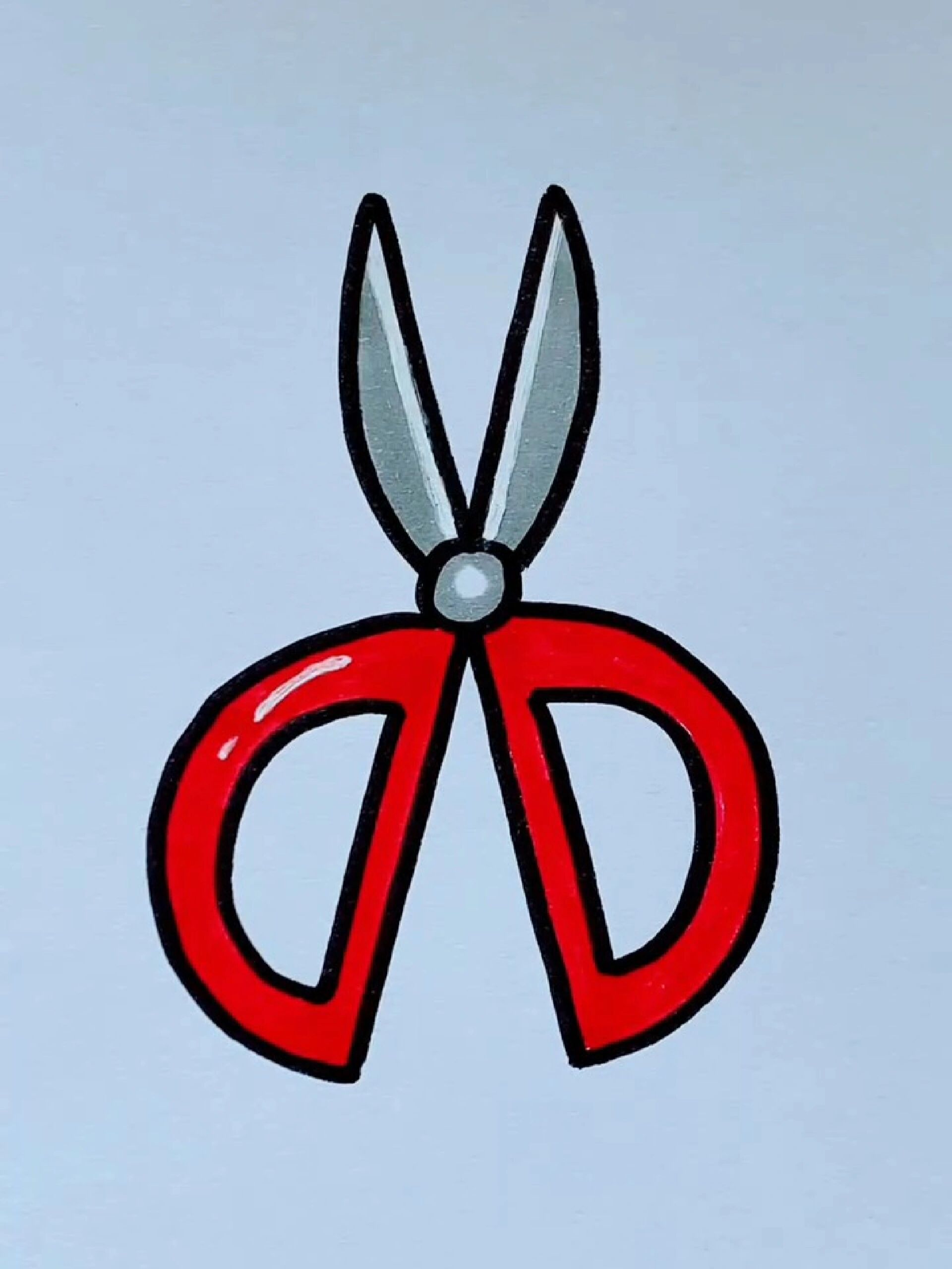 剪刀简笔画