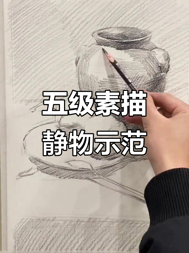 中国美术学院素描五级考题解析,静物素描技巧全解