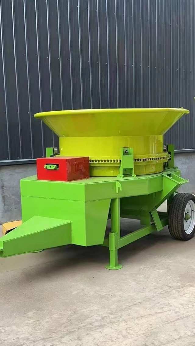 100型圆盘粉碎机 电动力也可拖拉机做动力