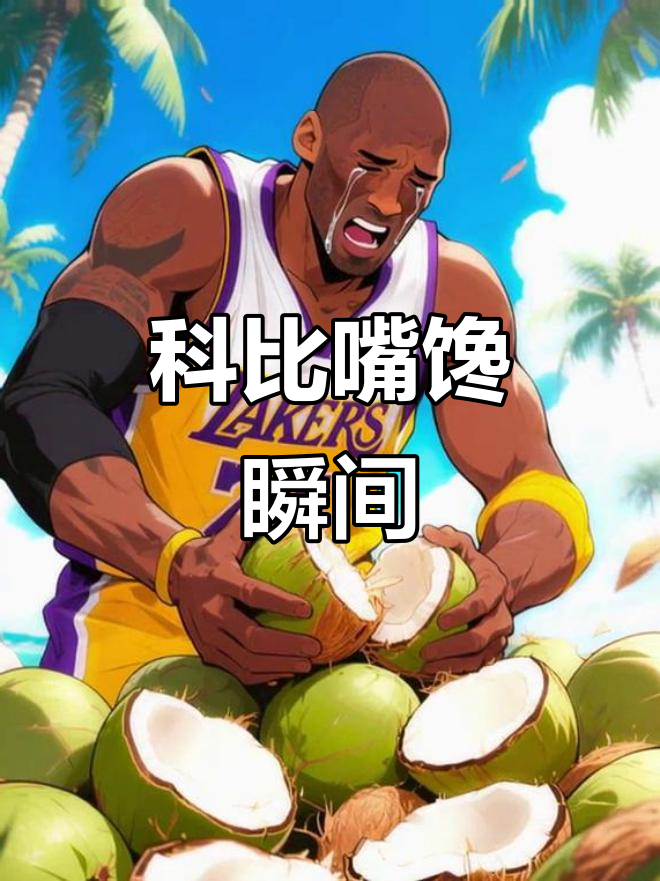 科比看别人吃东西,馋到不行!香蕉皮,鸡蛋壳都成了他的"美食"
