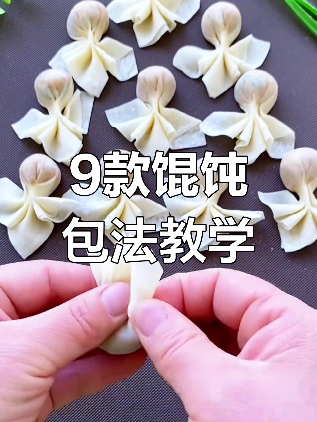 九种馄饨包法,最后一种学不会我亲自上门教你!