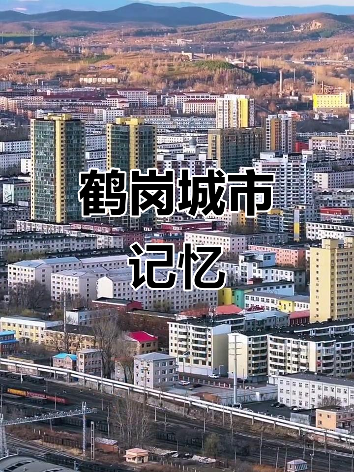 鹤岗街景航拍,带你感受家乡的味道