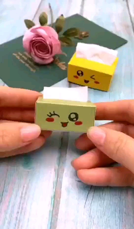 迷你小抽纸,手工制作过程