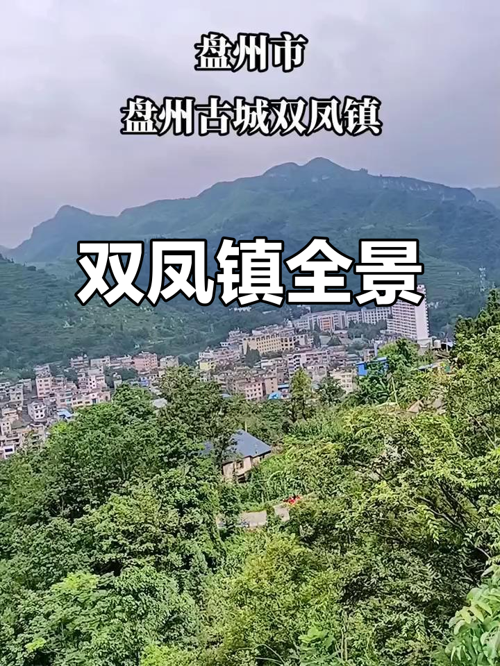 站在高处俯瞰双凤镇,美景尽收眼底,感受别样风情
