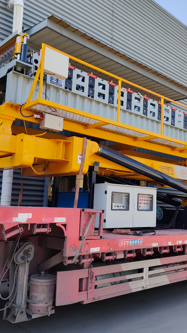 高空压瓦机举升18.5米车载式高空反吊顶平台-度小视