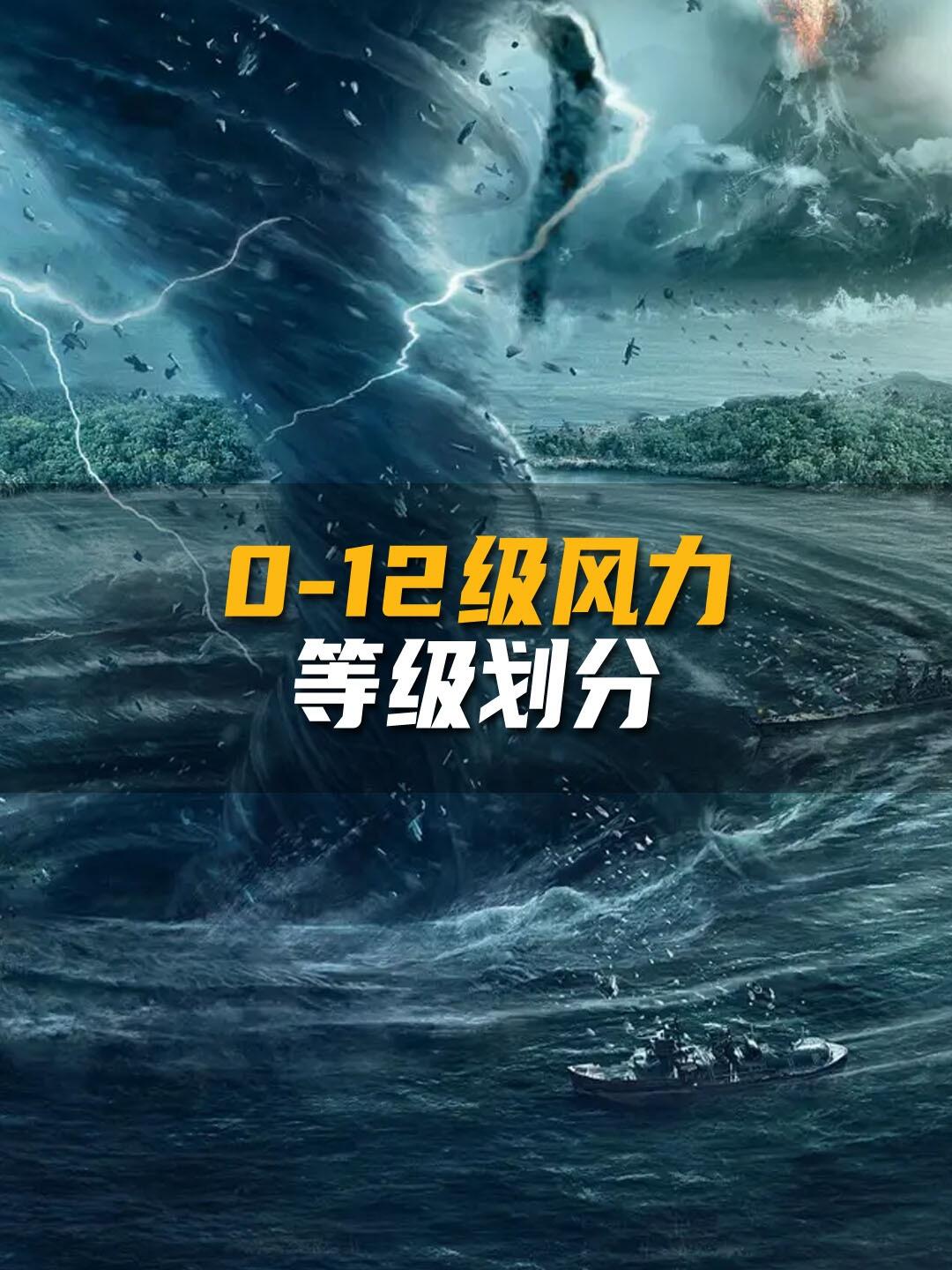 0-12级风力等级划分