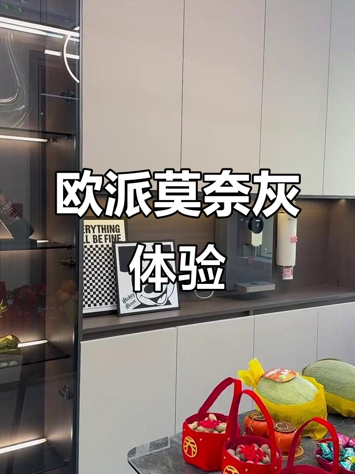 欧派莫奈灰实拍,细节展示优雅魅力