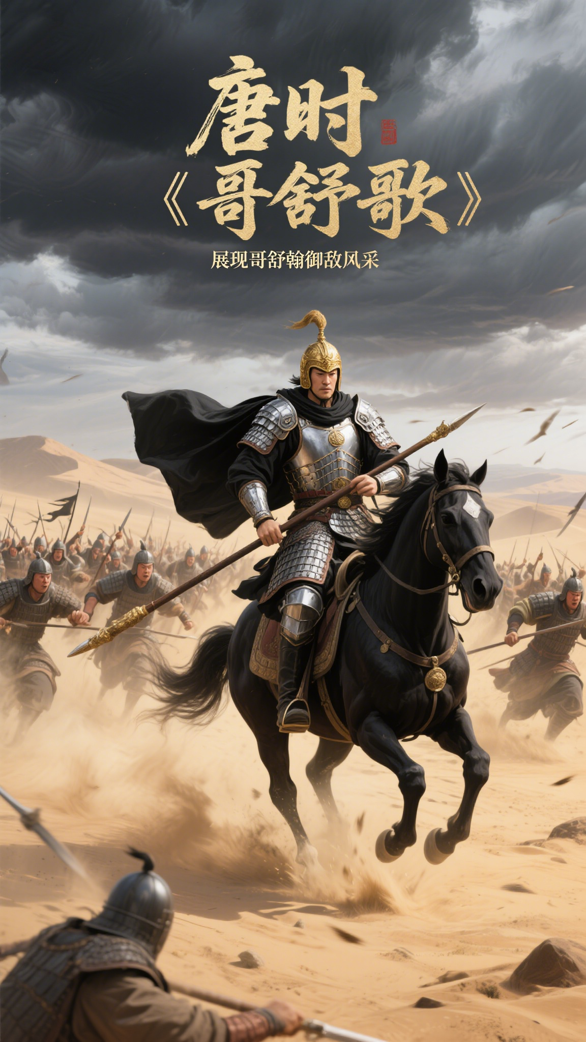 唐时《哥舒歌》,展现哥舒翰御敌风采