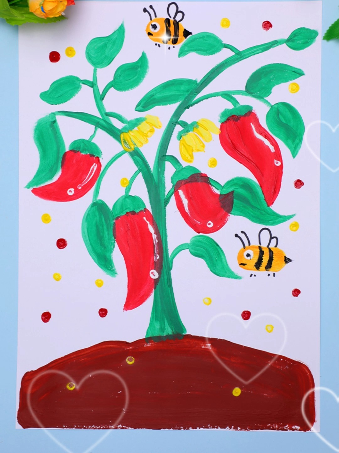 几秒就能学会画"小辣椒",快一起画吧!