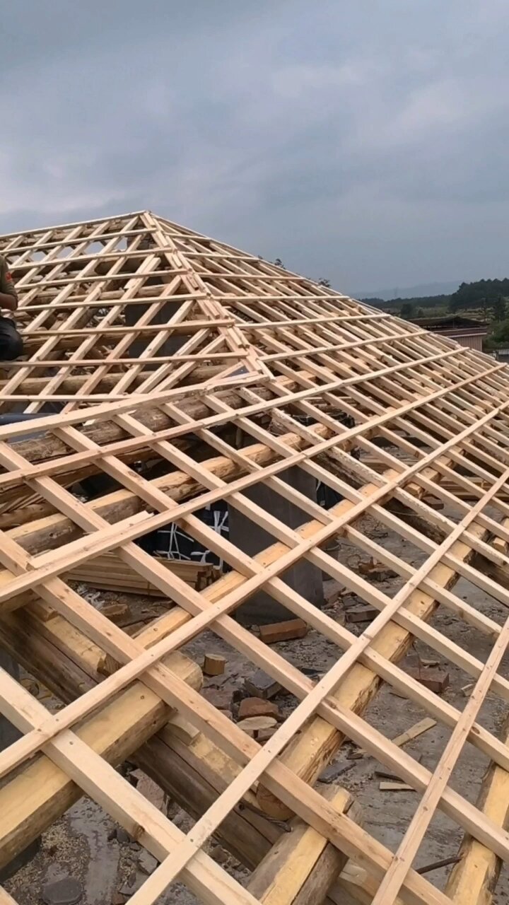 专业木结构盖琉璃瓦