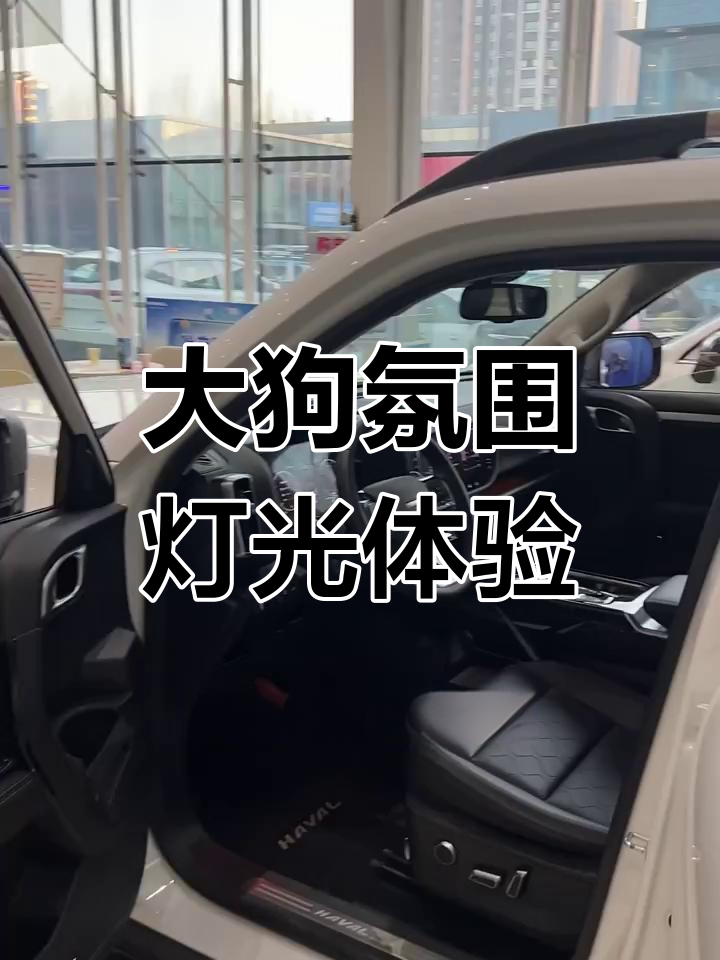 哈弗大狗氛围灯实测:单色暖光设计,夜间行车更方便