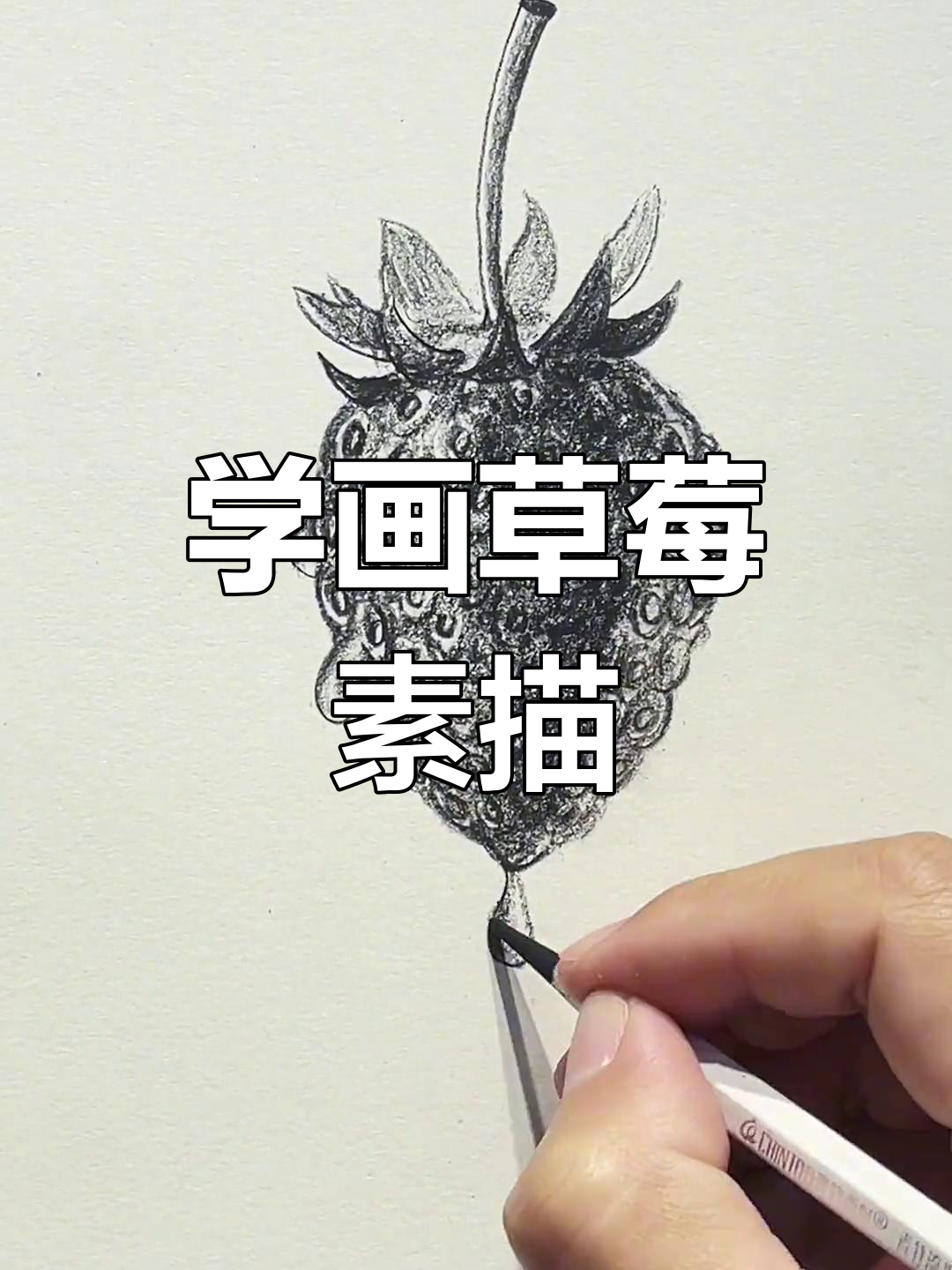 草莓素描技巧大揭秘,轻松画出可爱小细节