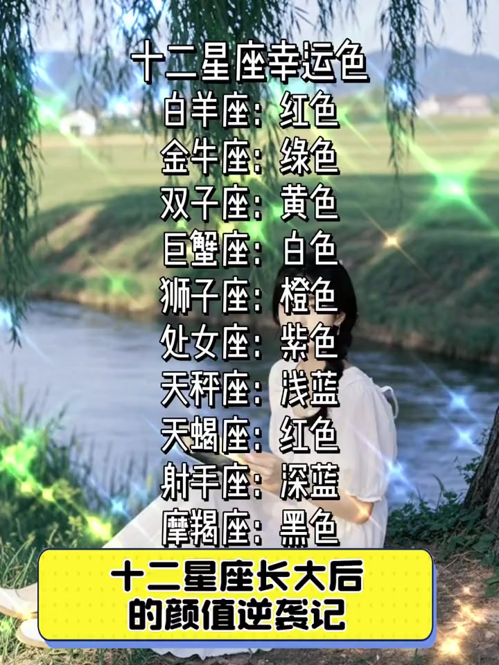 十二星座长大后的颜值逆袭记