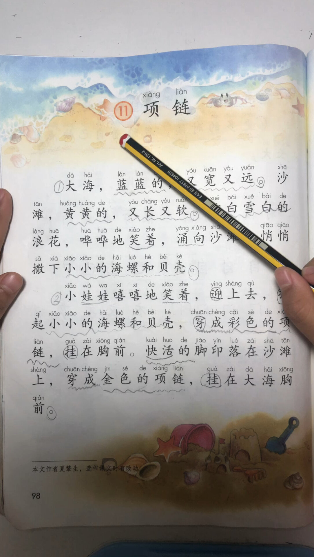 小学语文课文第11课《项链》阅读