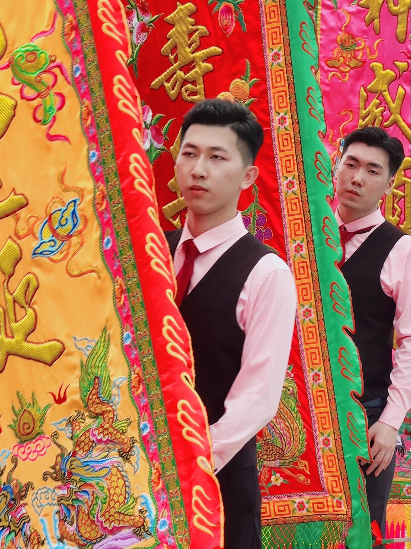 铜盂胜前 男神大标旗 弘扬和传承民俗文化 纪念妈祖诞辰1063周年 潮汕