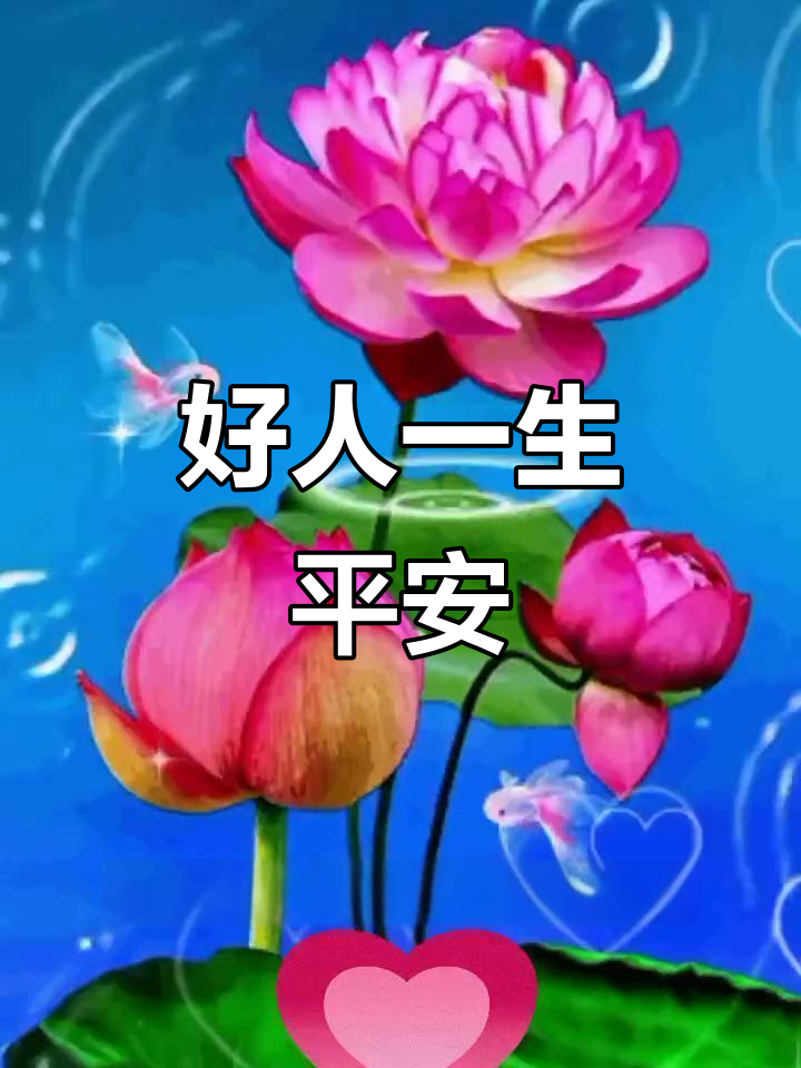 愿好人一生平安,坏人自食恶果
