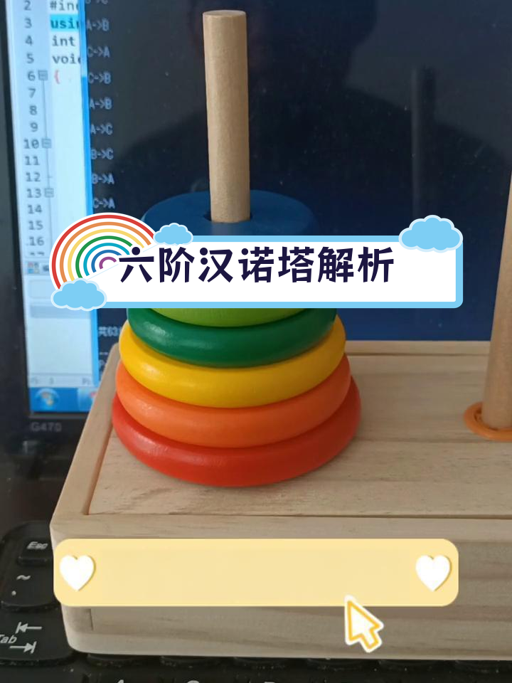 电脑秒解六阶汉诺塔,挑战脑力极限