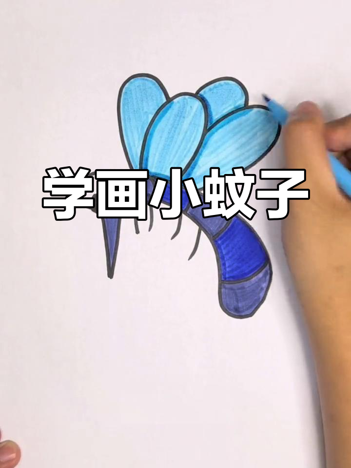 轻松学画蚊子,创意美术教程