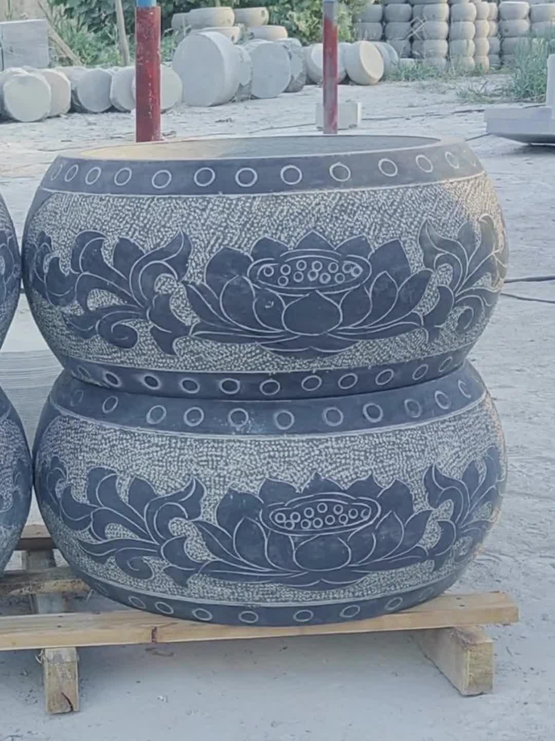 您知道青石石墩子加工吗 大理石空心包柱石 寺庙景区石鼓 寺庙景区柱