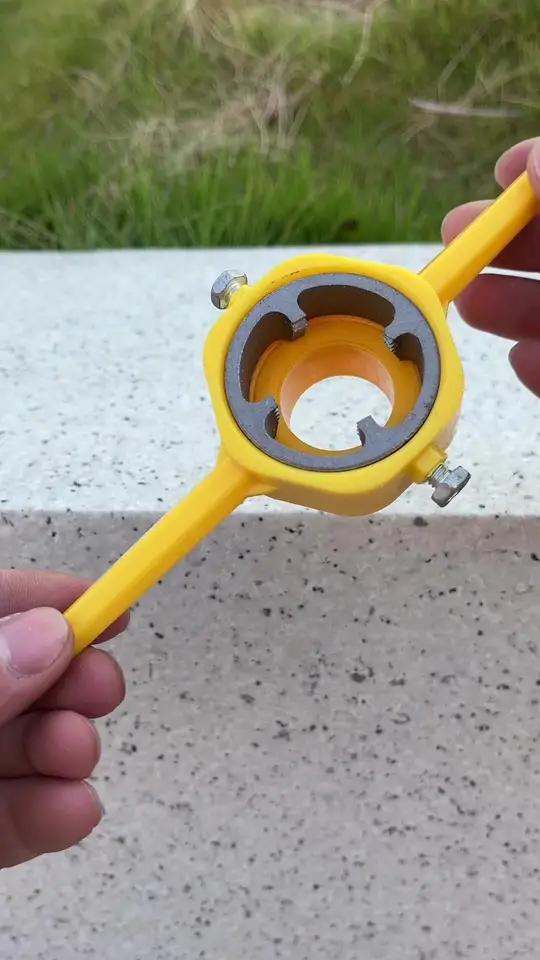 水管板牙套丝器ppr塑料水管扳手圆板 牙手动工具扳牙套装 水管漏水