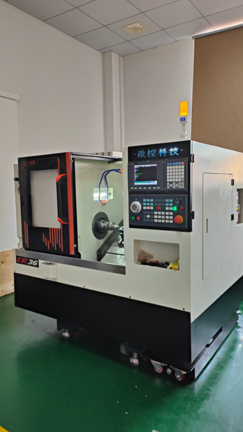 小型斜轨排刀数控车床g76双头车螺纹—排刀数控机床—佛山微控