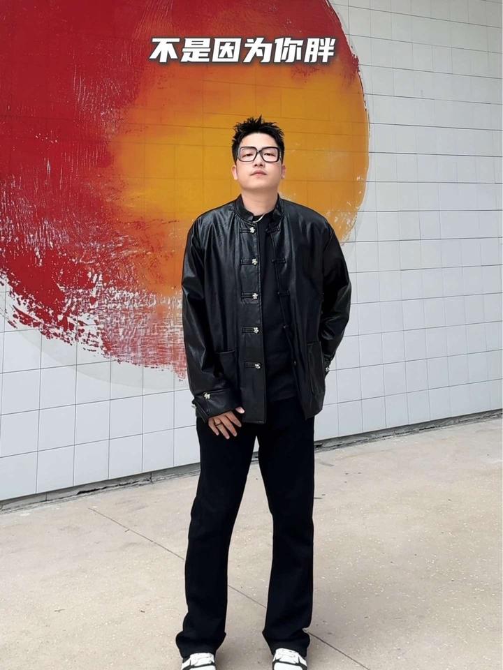 胖男生是可以可爱又可以帅气,男装穿搭微胖穿搭