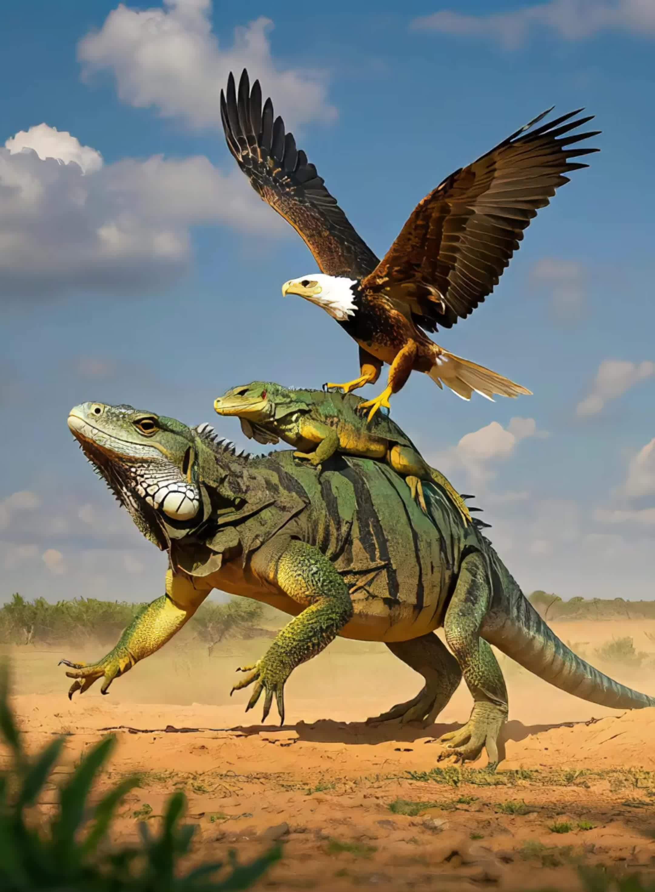 老鹰抓蜥蜴 老鹰 动物世界 蜥蜴 视觉震撼