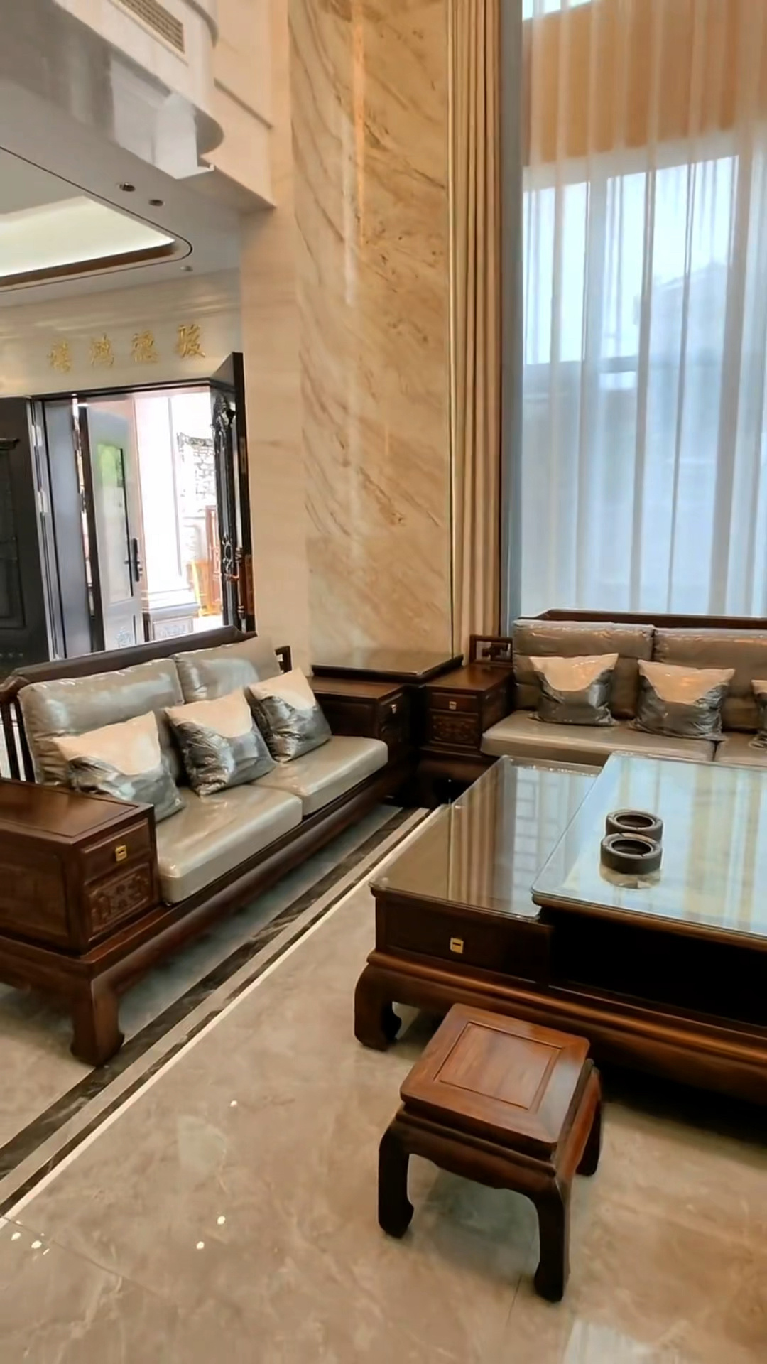 农村自建房客厅如此搭配邻居看了都羡慕