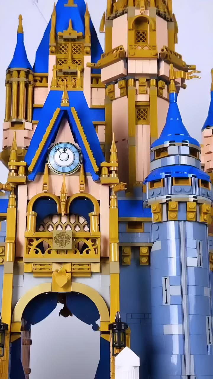 浪漫迪士尼城堡 乐高 乐高积木搭建-度小视